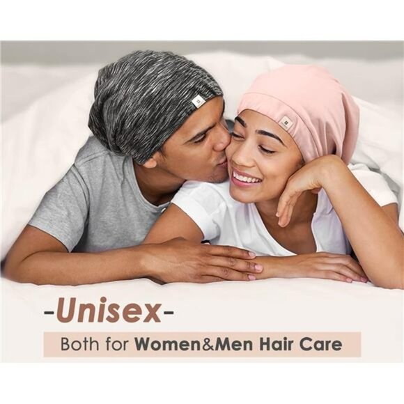 Slouchy Beanie Hat Satin Lined Sleep Cap Satin Bonnet Chemo Headwear Caps